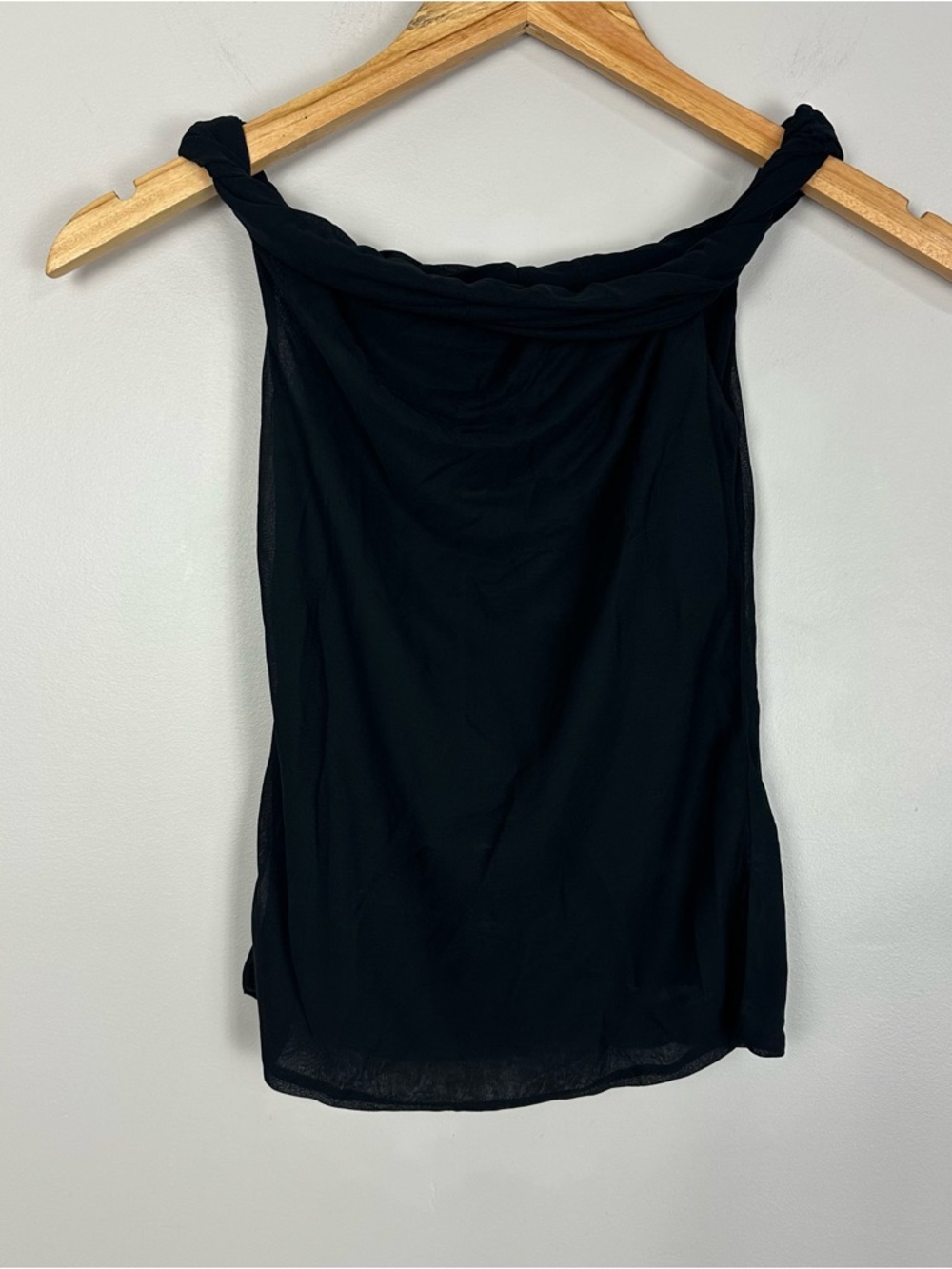 J.CREW Off-the-shoulder twist tank top matte jersey 2XS Going Out Clean Girl - Picture 8 of 12